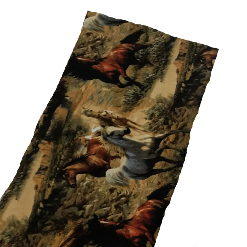 ViaPhil 100% Cotton Animals Deer Horse Series Pattern Printed Cotton Fabric Patchwork Cloth Dress Home Decor