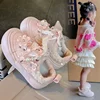 Size 26-36 New Autumn Cute Flower Aged 5-13 Children Shoes Soft Girls Non-slip Kids Princess Shoes Party Student Fashion Shoes 1