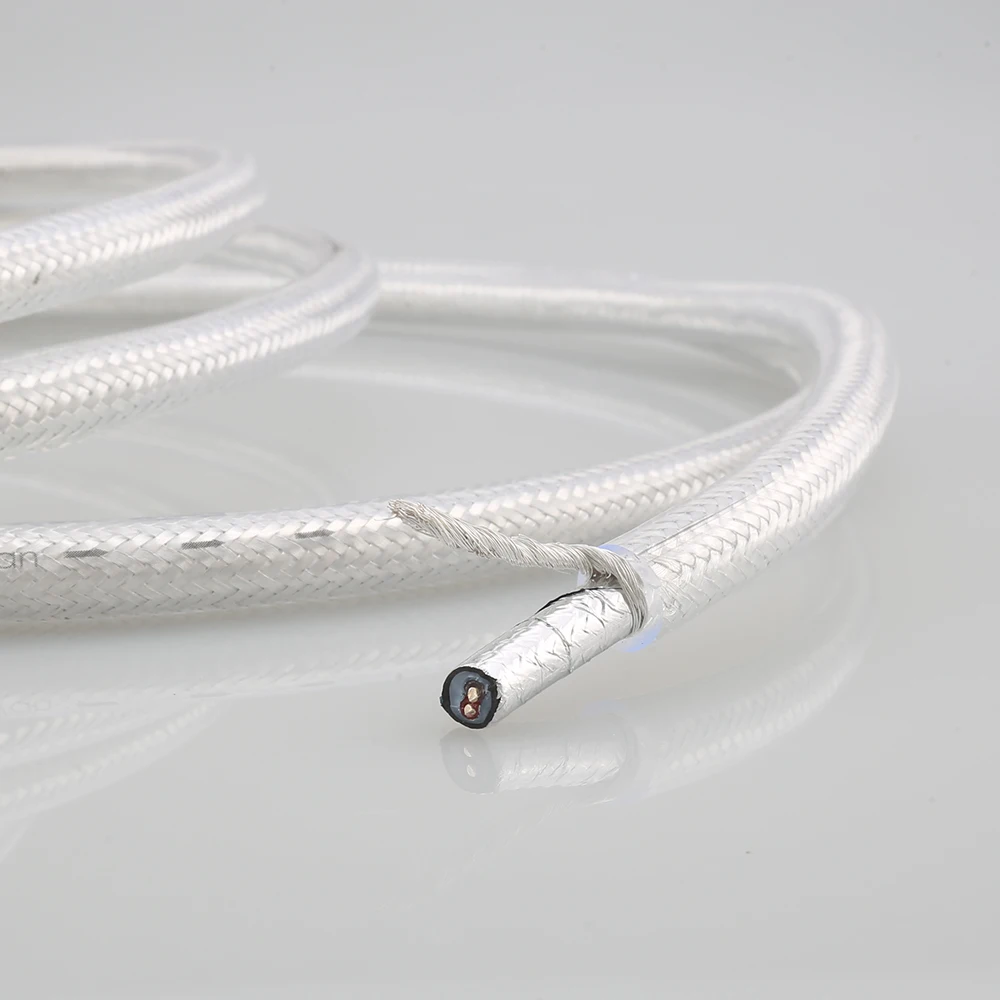 Cabo Audiocrast Pure Silver Audio, Fio Prata