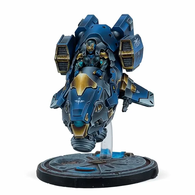 캐스팅 레진 모델 조립 키트, GK, O-12 파이어뱃 공격 날개, 도색되지 않은 제품(베이스 포함)