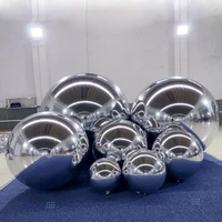 Top Fashion Reflective Disco Inflatable Mirror Ball Giant Diso Sphere Sealed Colorful Pvc Mirror Balloon For Ceiling Decoration 1
