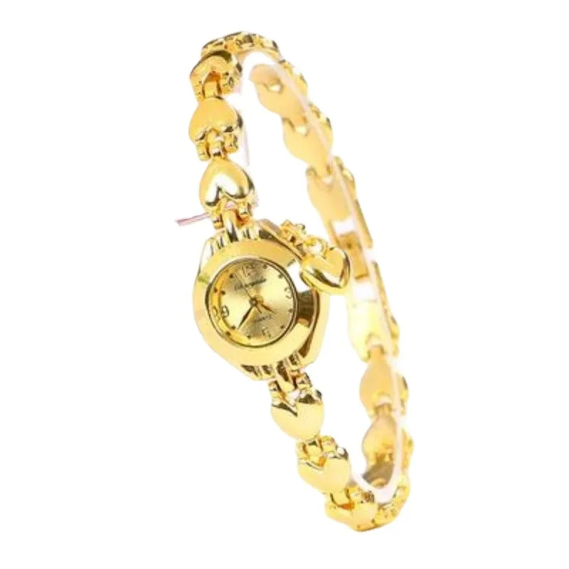 

Chaoyada Ladies Gold Plated Watch Women Small Bracelet Quart Wristwatch Saati Clock Relogio Feminino Relojes Para Mujer