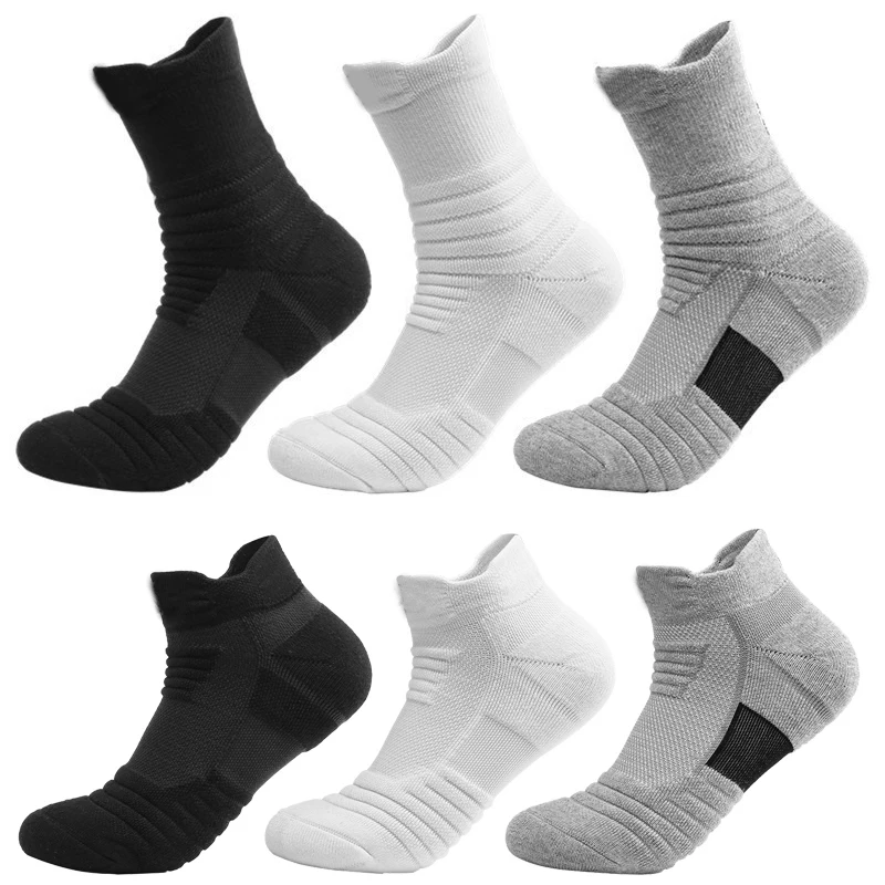 Men’s Socks Compression Stockings Breathable Basketball Sports Cycling Socks Moisture Wicking High Elastic Tube Sport Sock 1Pair Best Sellers In Accessories