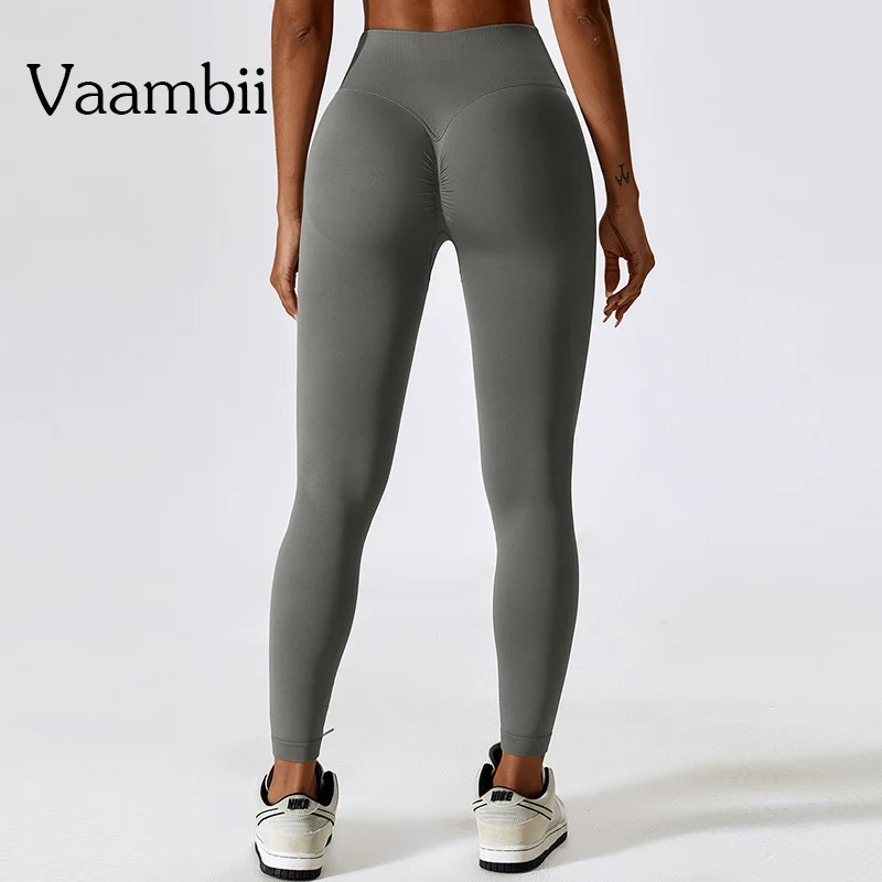 Mallas deportivas sin costuras para mujer, Leggings de cintura alta, realce de glúteos, ropa activa para gimnasio y Yoga