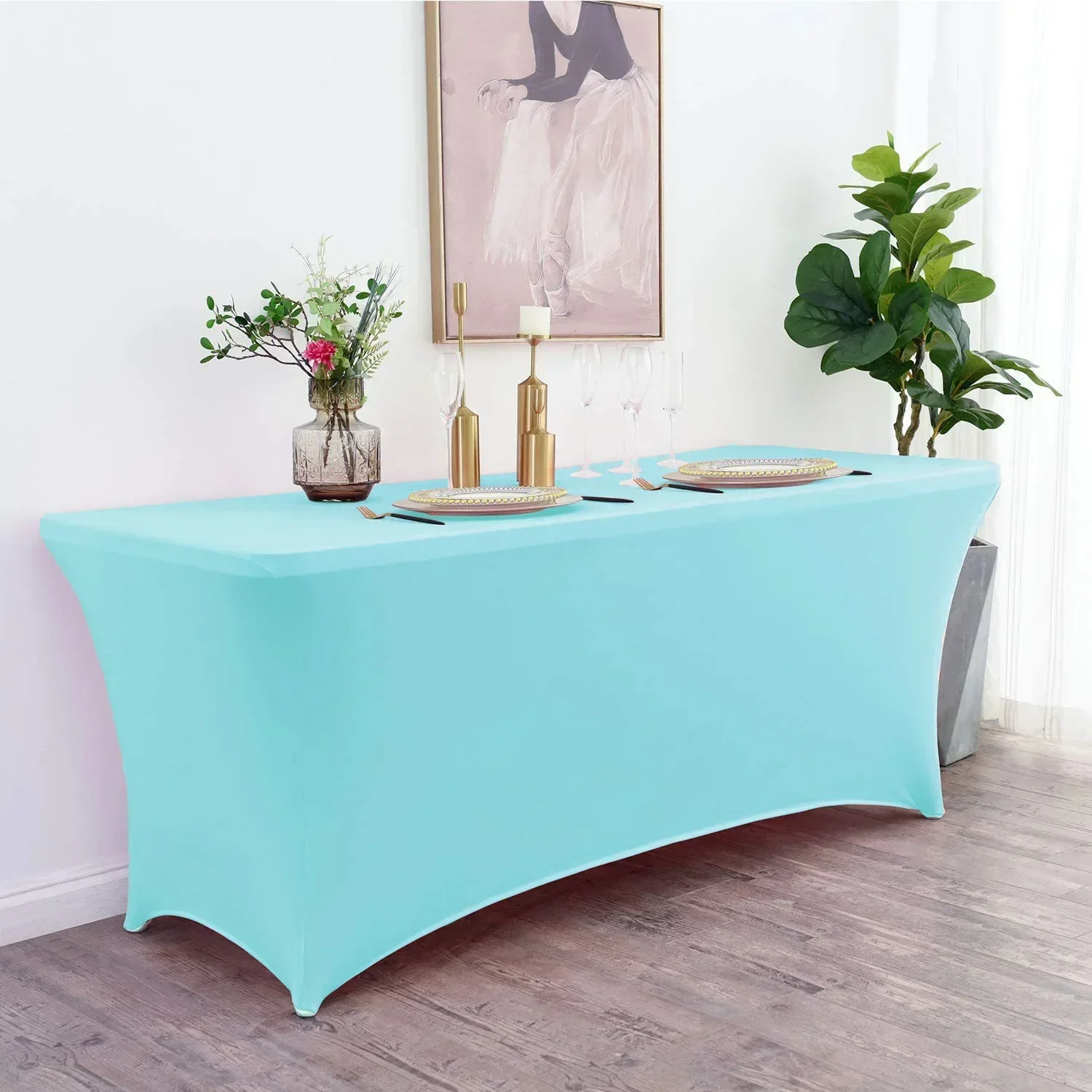 

2024 Table cloth polyester tablecloth round table cloth circular solid white
