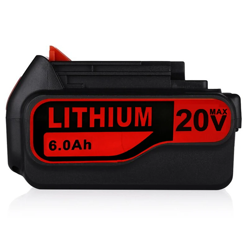 Lithium Ion 20V Rechargeable Batteries for Black Decker LBXR20 BL2018  Cordless Power Tools 4.0/5.0/6.0Ah Replacement Battery