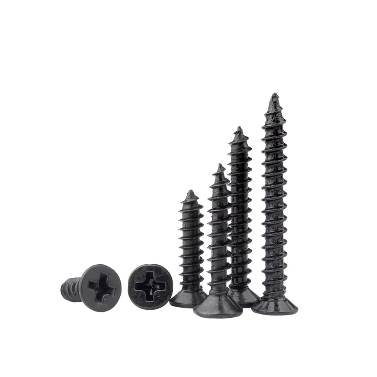 

Carbon Steel Black Countersunk Head Cross Groove Self Tapping Screw M1.2M1.4M1.7M2M2.3M3M4M5