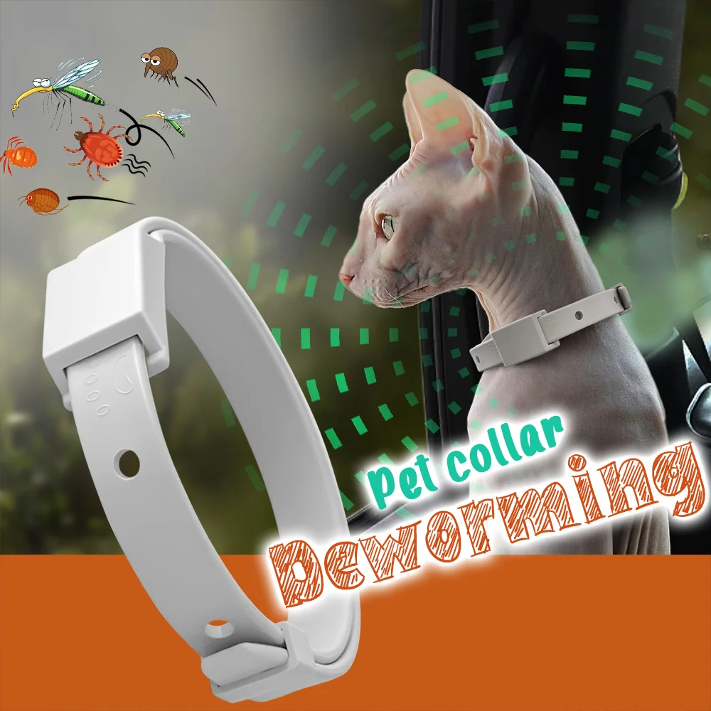 

Anti Flea and Tick Collar for Dog and Cat, Mosquito Repellent, Pet Accessories