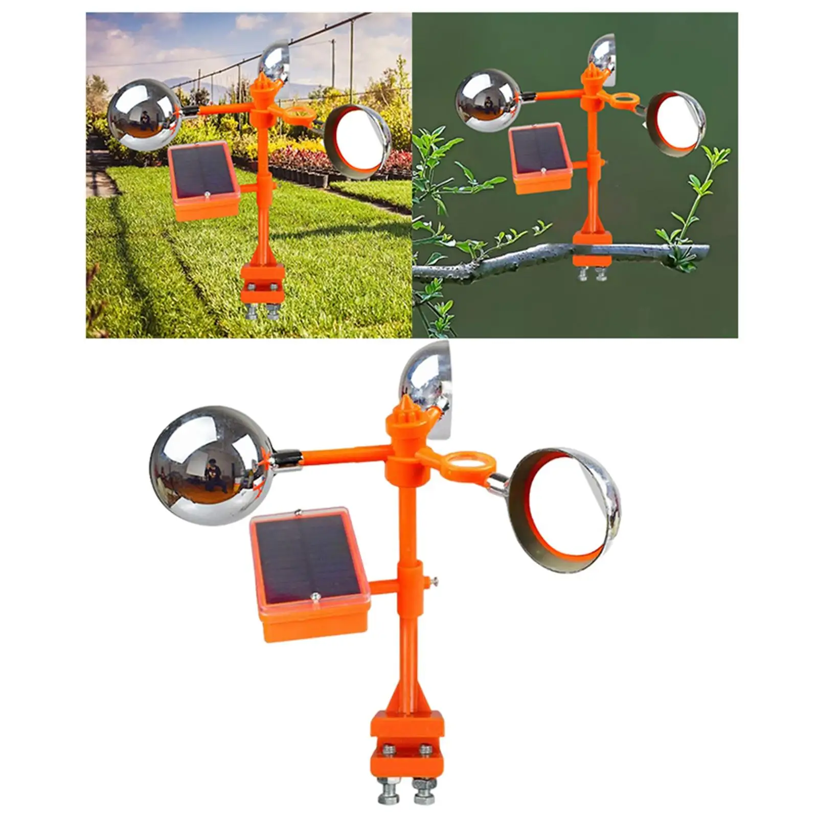 

Репеллент для птиц на солнечной батарее, фотоосвещение для сада