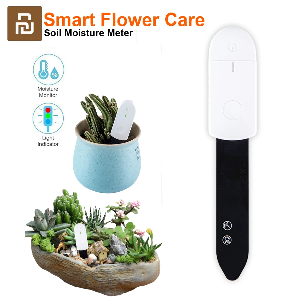 

Youpin Soil Moisture Sensor Monitor Planting Humidity Meter Plants Moist Testing Tool Soil Hygrometer Plant Detector Garden Care