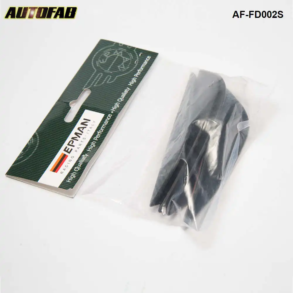 Universal Fit Front Bumper Lip Splitter Fins Body Spoiler Canard Valence Chin Carbon fiber 4pcs AF-FD002S