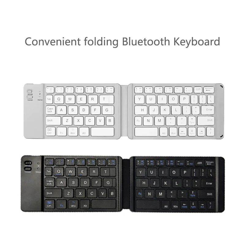 Mini foldable bluetooth keyboard mobile phone tablet portable wireless