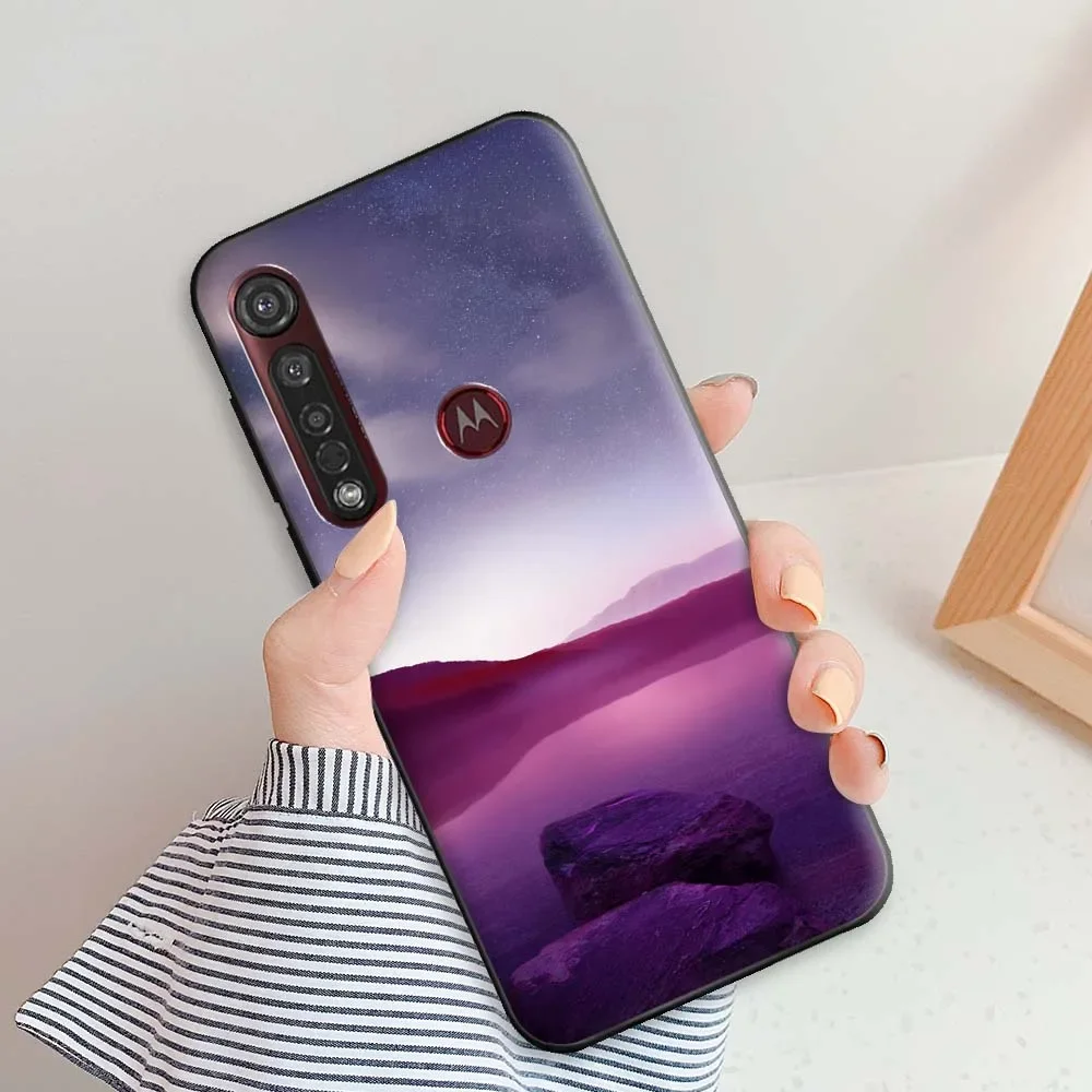 Sleek Matte Silicone Protective Case - Fashion TPU Back Cover for Motorola Moto G8 Plus, G8 Play & G8 Power