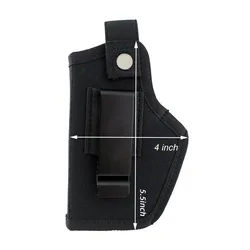 Versatile Concealed Carry Tactical Holster - Universal Fit (Black)
