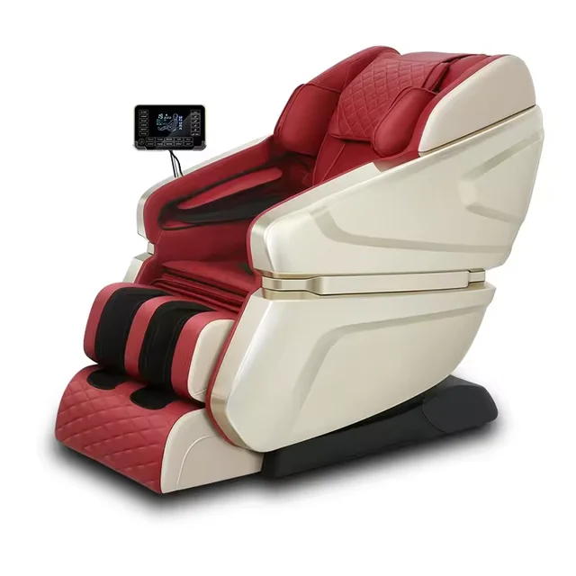 4D Luxury Full Body Massage Chair Massage Chair Zero Gravity LCD Screen Touch Controller Relaxing Massage Chair