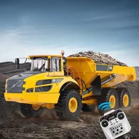 DOUBLE E E017 RC Truck 1/16 A40G Electric Metal Remote Control Articulated Truck Model 2.4G Remote Control Truck Boy Toy Gift 2