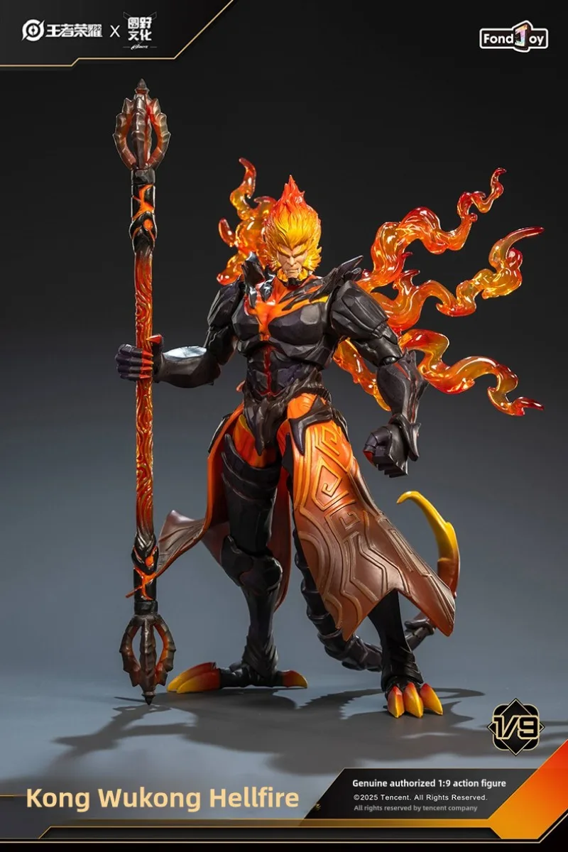 New FondJoy Honor of Kings Sun Wukong Hellfire Assembly Model 1:9
