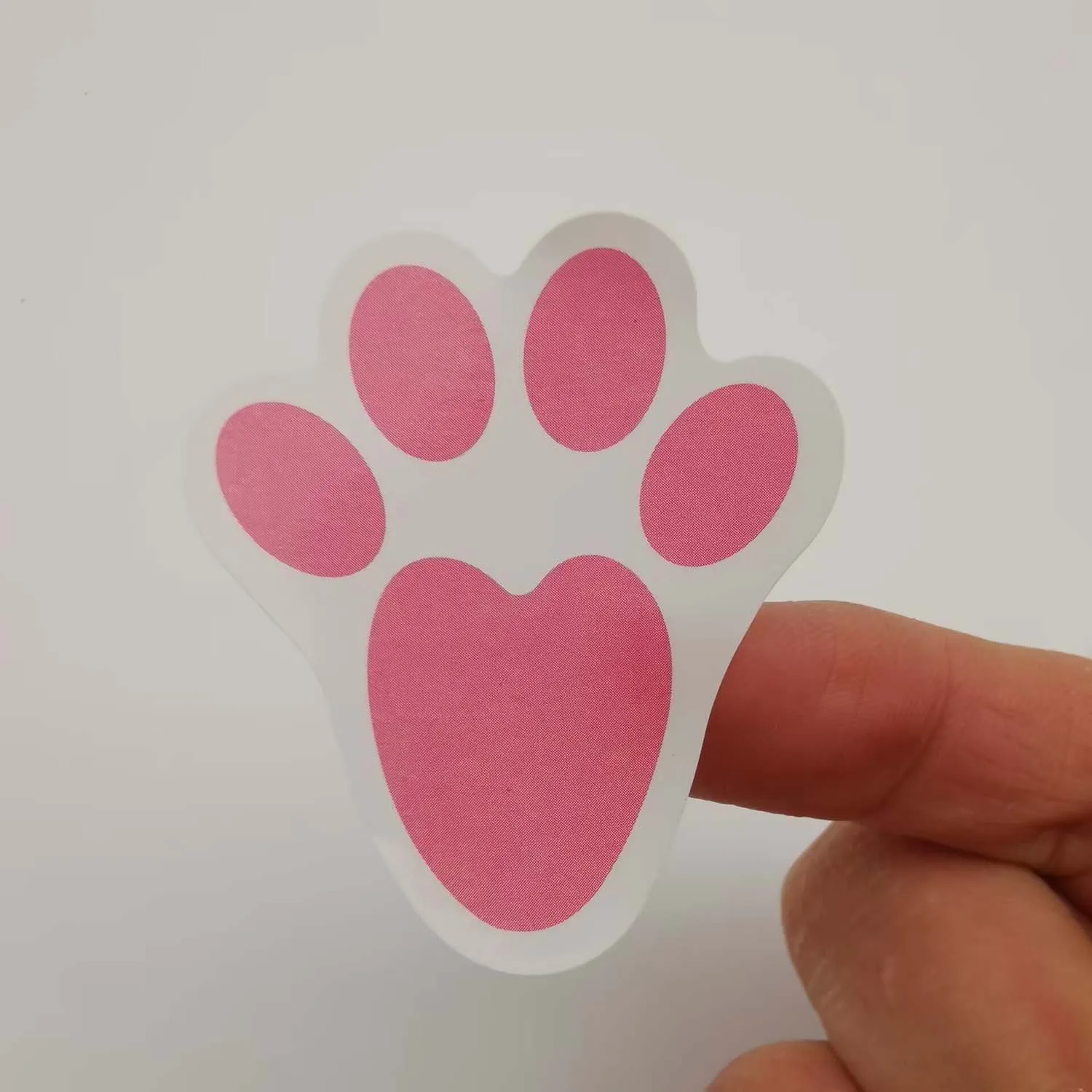 60 Pcs 2inch Easter Bunny Footprint Stickers cute Self-adhesive rabbit Seal Sticker Birthday Gift Decor, Bakery Gift Wrapping