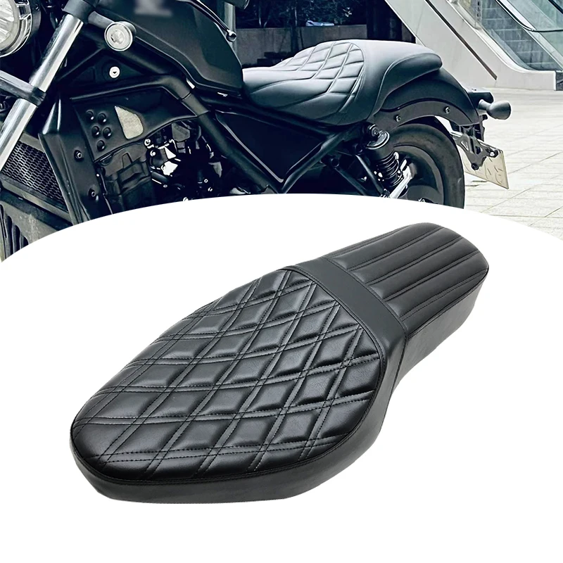 Motorcycle Twoup Seat Driver Front Rear Passenger Seat Covers Cushion