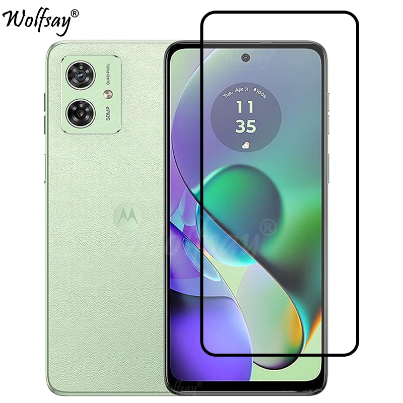 Full Cover Tempered Glass For Motorola Moto G54 Screen Protector For Moto G54 5G China Camera Glass For Moto G54 Glass 6.5 inch