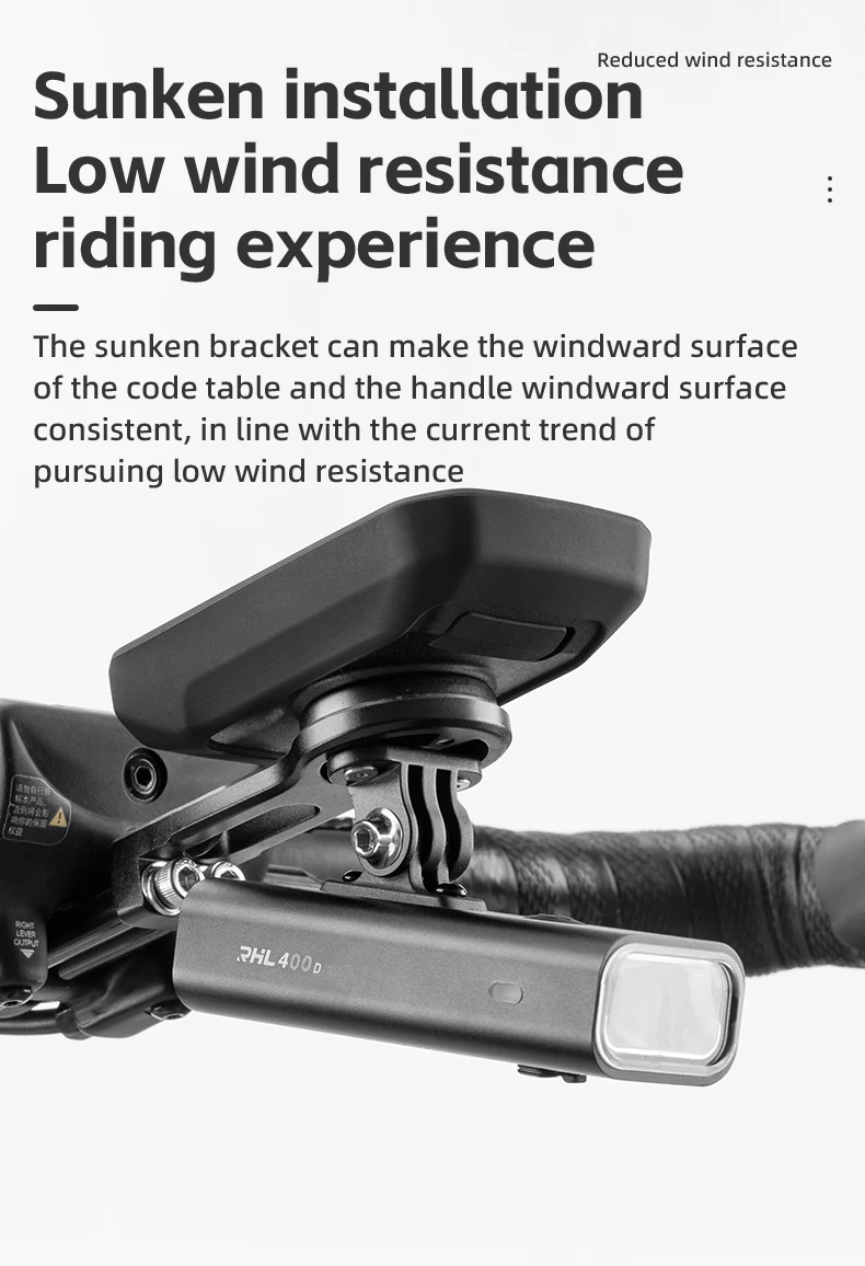Bike Computer Holder Bike Front Light Lamp Mount for GIANT TCR PCR Aluminum Allo