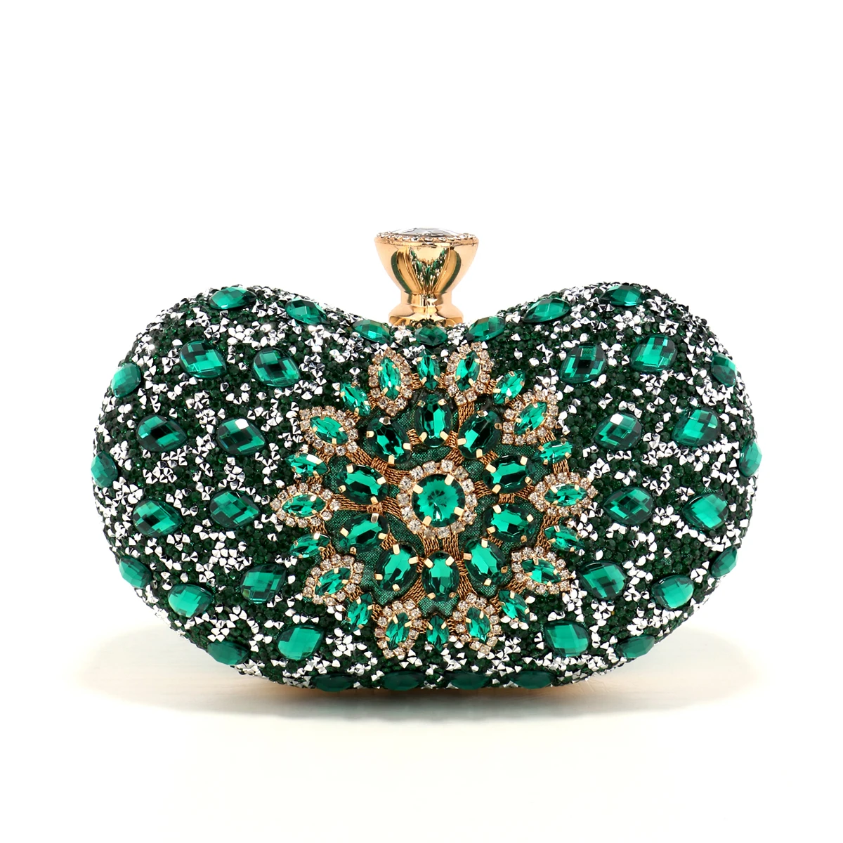 حقيبة يد أكريليك فاخرة مرصعة بالراين من SEKUSA