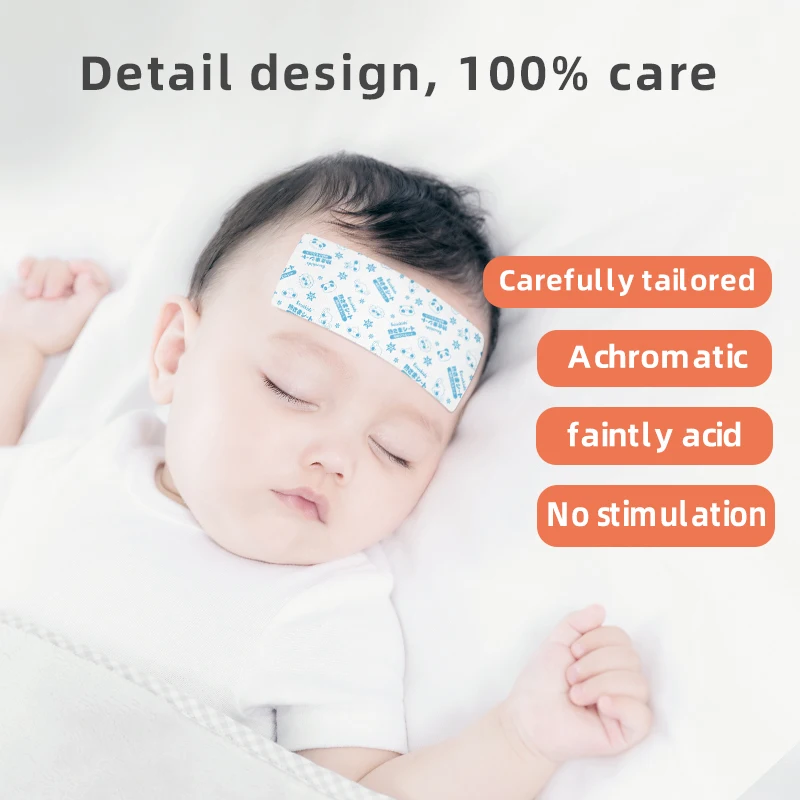 Discomfort Relief Baby Cooling Patch Kids Fever Reducer Pads Hot Summer  Lower Temperature Pain Relief Cooling Agents For Childs - AliExpress