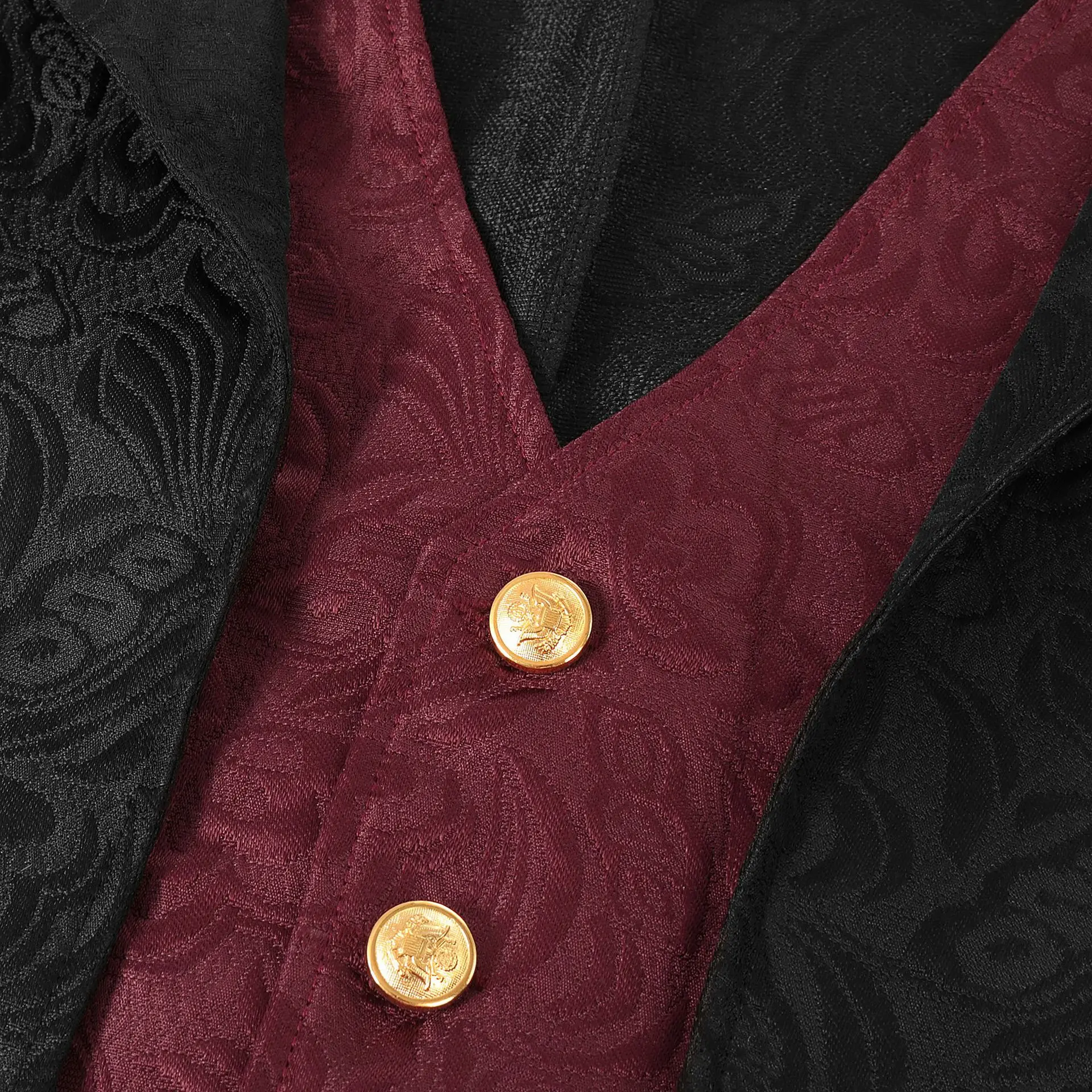 Mens Gothic Medieval Jacquard Tailcoat Jacket Halloween Costumes Steampunk Jacket Vintage Pirate Victorian Frock Coat Uniform