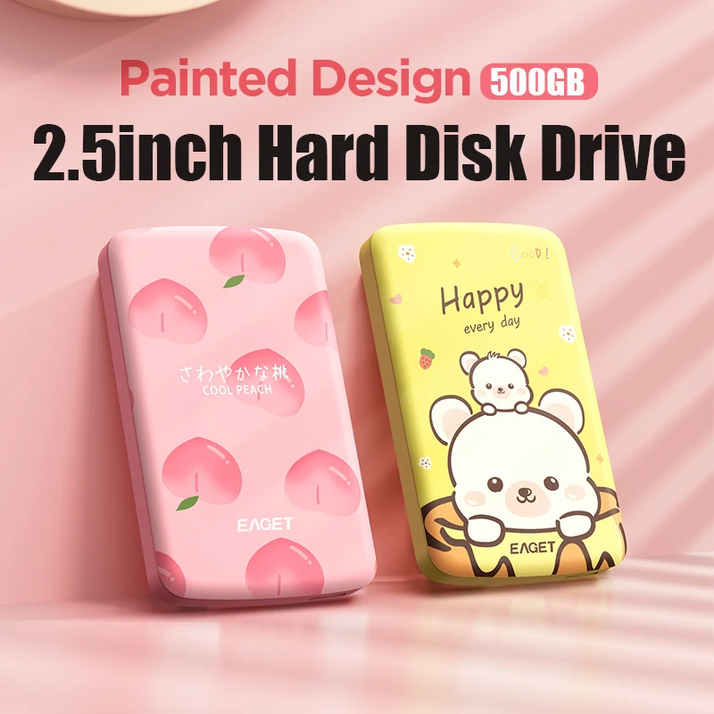 EAGET ޴ HDD 5400 RPM USB 3.0 ϵ ũ ̺, Ʈ ũž   ϵ ̺, G66, 500gb 1T