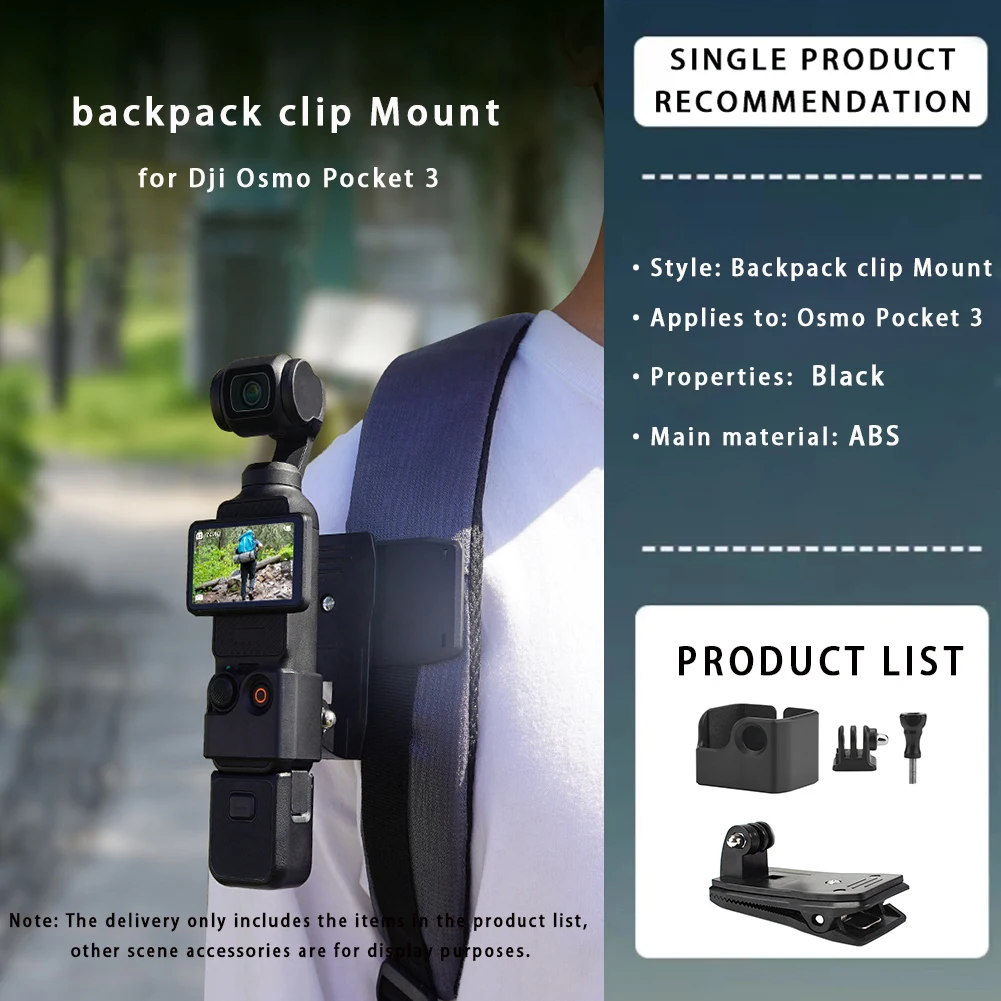 Dji Osmo Pocket 3用アクセサリーキット,ヘッドストラップマウント