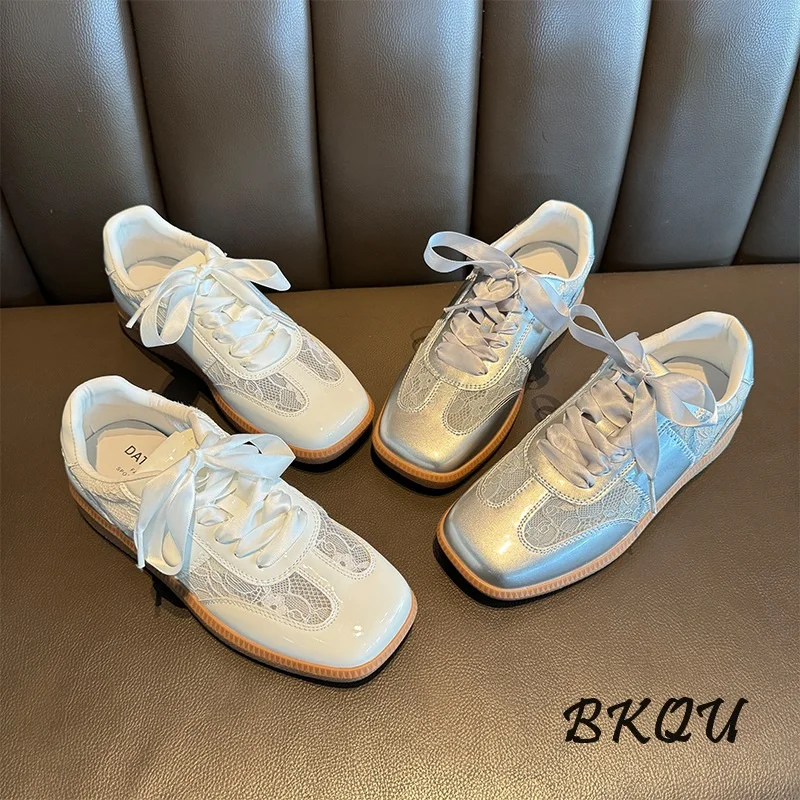 BKQU Brand 2024 New Trend Ballet German Training Shoes Mesh Ribbon Breathable Comfortable Free Shipping