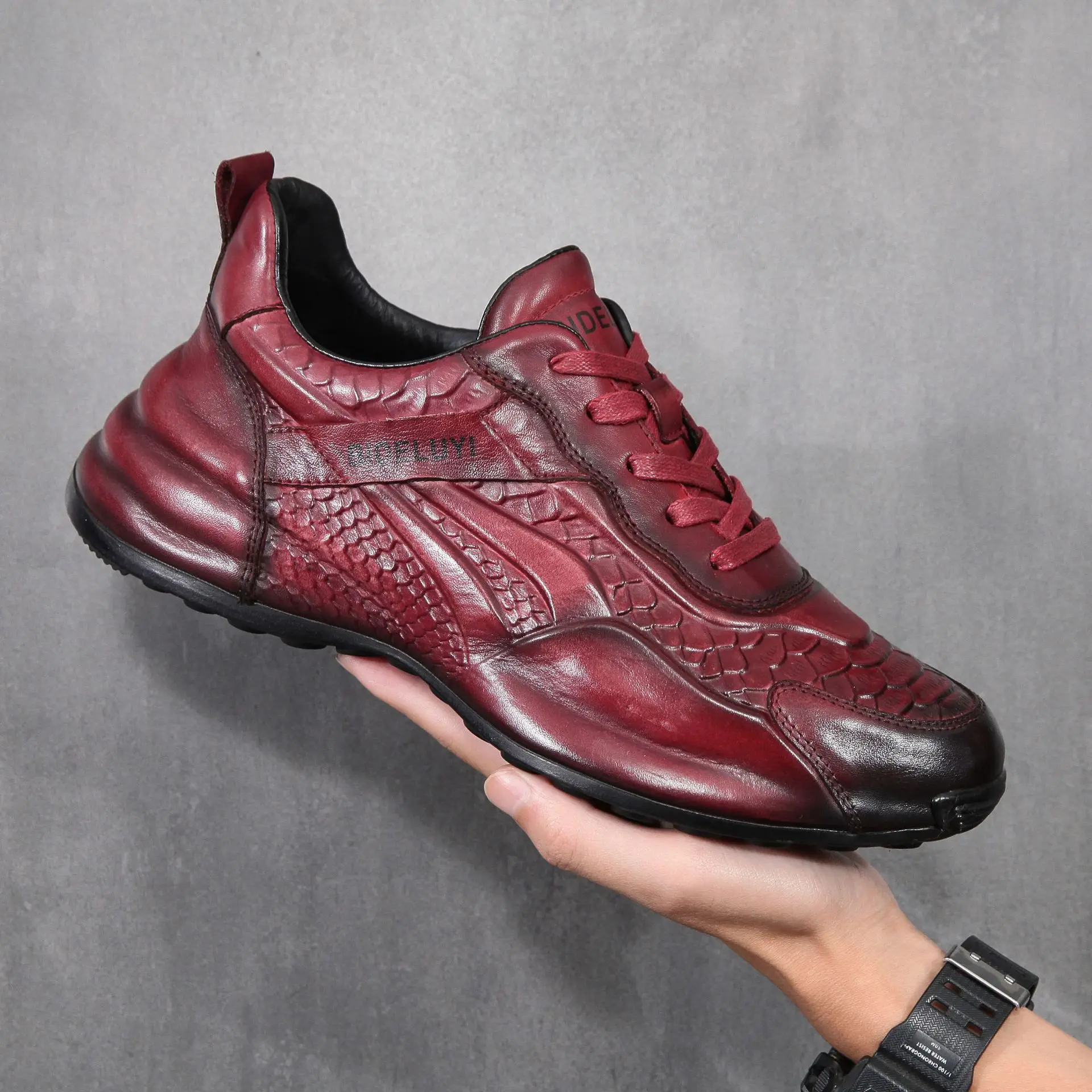 Famous Luxury Driving Shoes Mens Shoes Genuine Leather Shoes