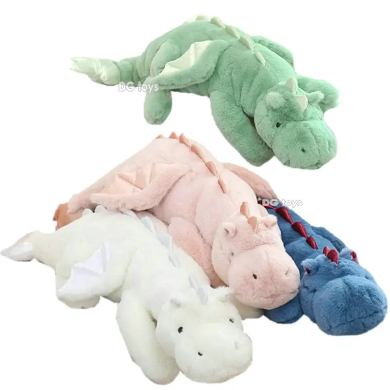 Dragon Plush Toy Soft Toy Stuffed Animal Big Flying Wings Dinosaur Throw Pillow Home Decor Doll Peluche Kids Toy Birthday Gift
