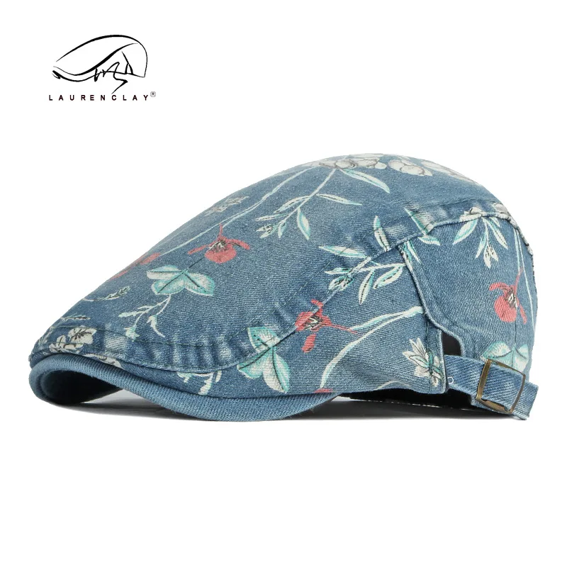 Men Women Beret Fashion Vintage Classic Newsboy Gatsby Hat Flat Ivy Cabbie Cap Boyfriend Gifts Embroidery Kpop