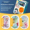 Kids Toys Egg Twisting Machine Cardboard Box Surprise Blind Box Gashapon Machines with 6pcs Random Capsule Toys 5