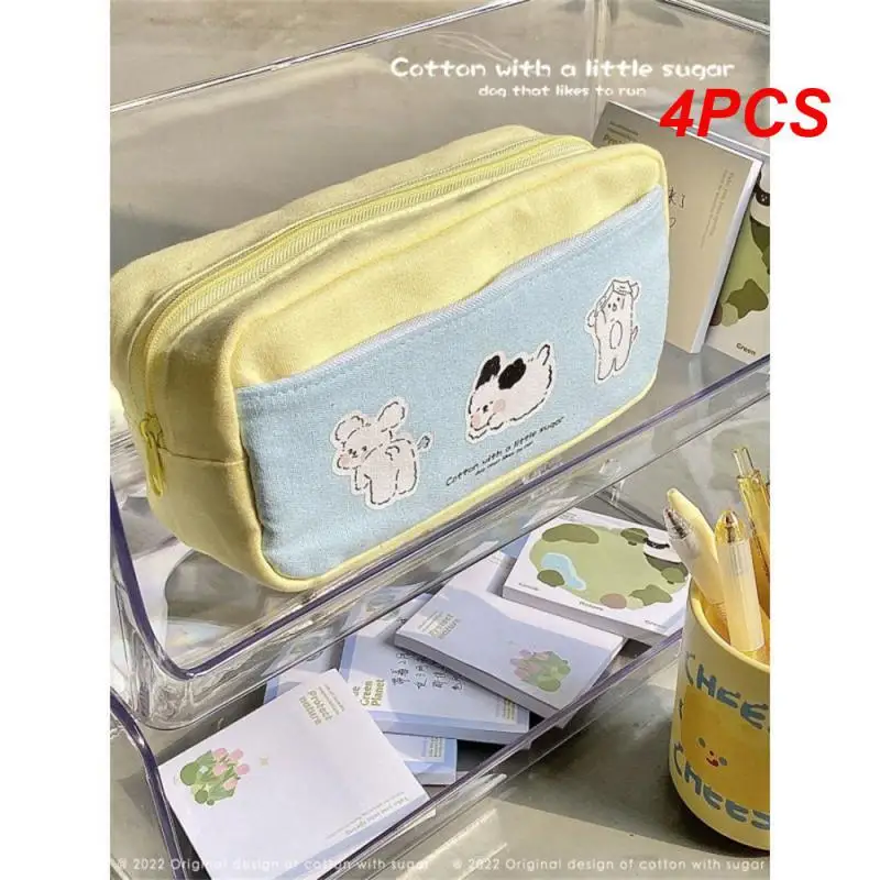 

4 шт., многофункциональные вместительные пеналы для карандашей