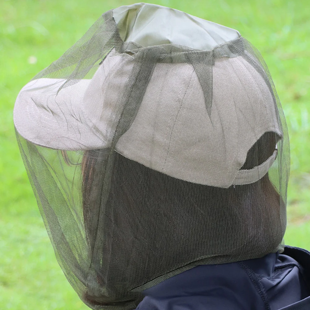 1 or 2 PCS Anti Mosquito and Midge Face and Head Protector Net Cover for Hat 2