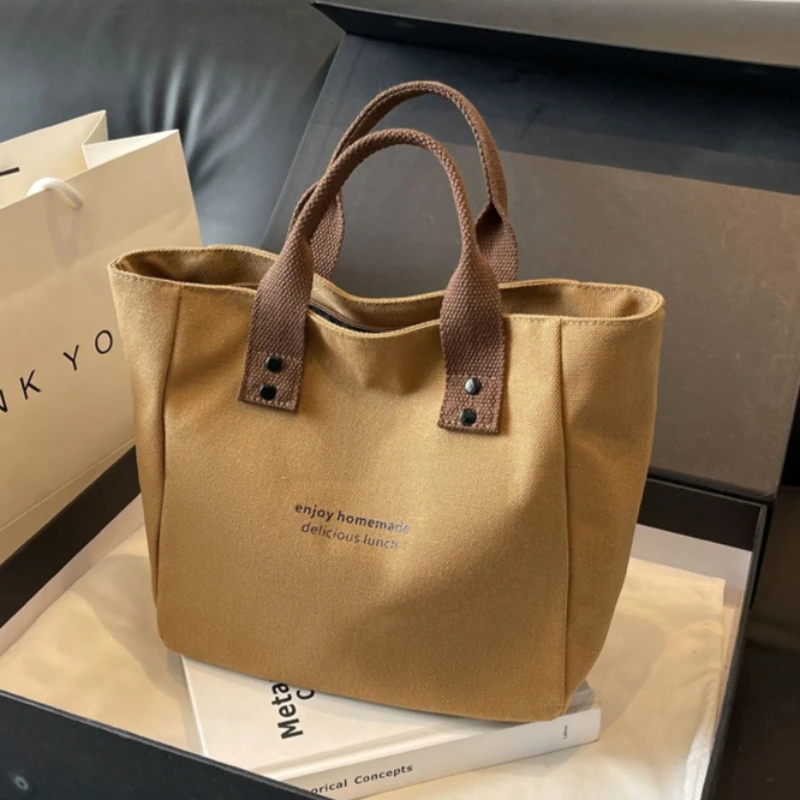 Classic Canvas Tote Bag - Durable and Versatile Shoulder Bag