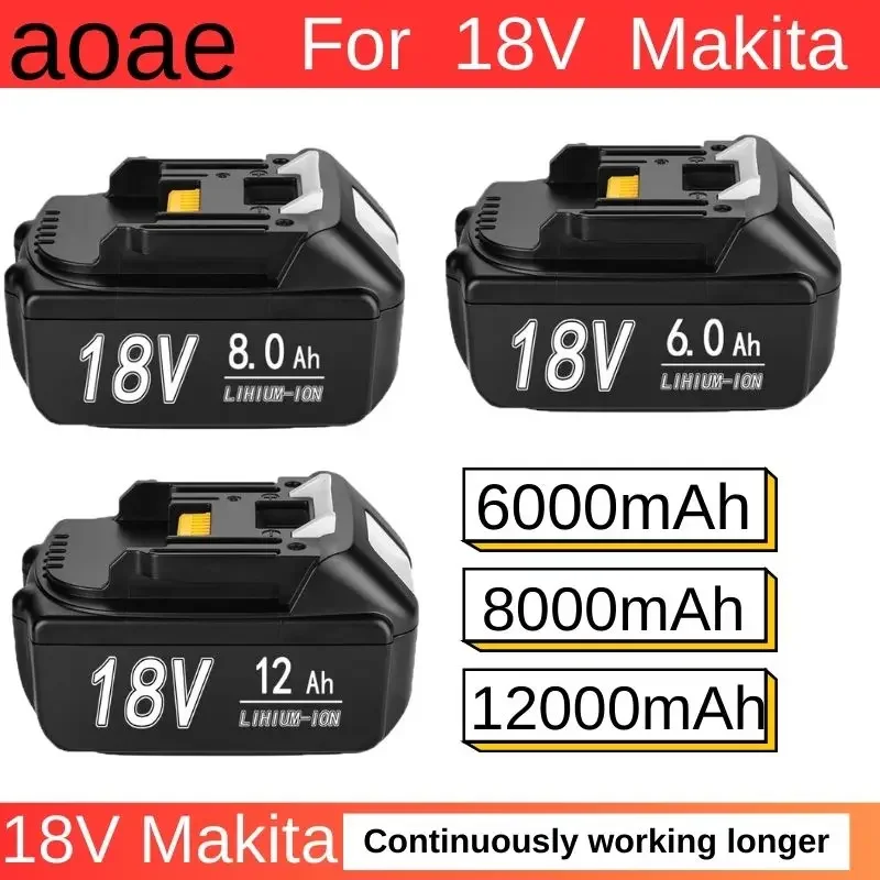 

Аккумулятор 12000 мАч для makita 18 в bl1850B Li-Ion 18 в BL1840B BL1860 BL1890 BL1815 BL1830 BL1835 Аккумуляторные дрели LXT 400