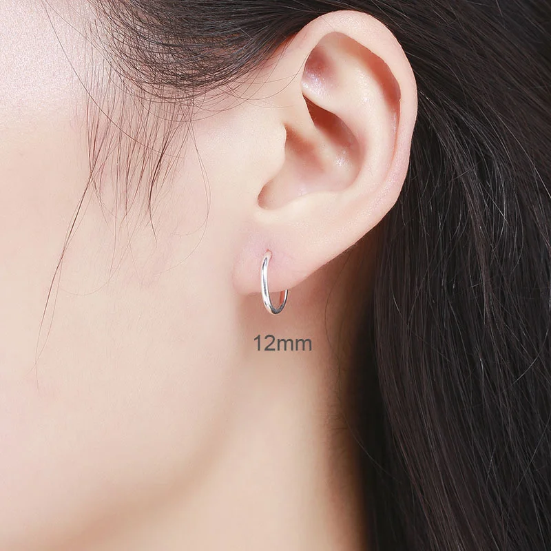 Silver Hoop Earrings Silver Earrings Hoop Earrings Womens Earrings 990 Sterling Silver