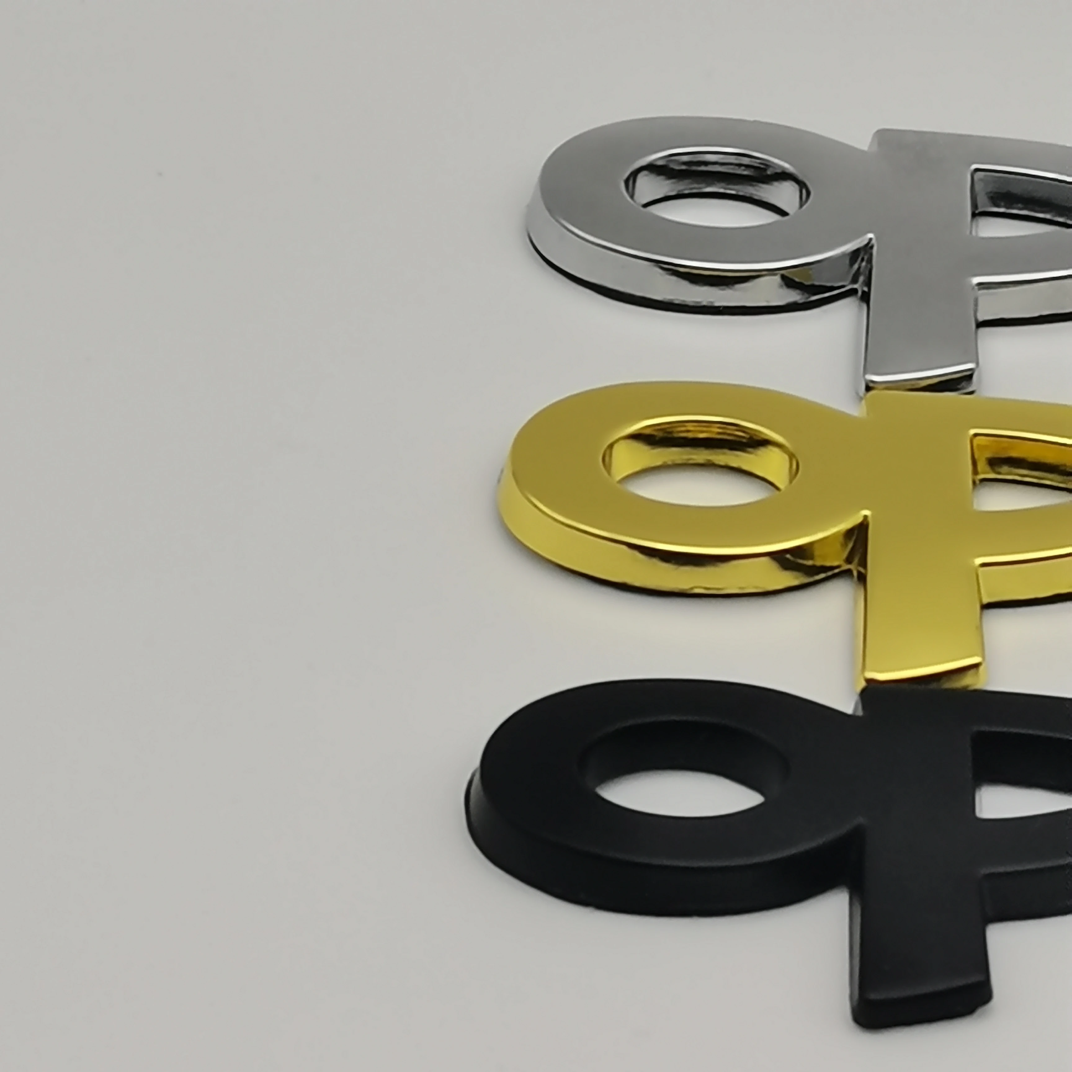 

Suitable for B-uick's new R-egal E-xcelle OPC 80mmX35mm metal car sticker modification modified side stickers