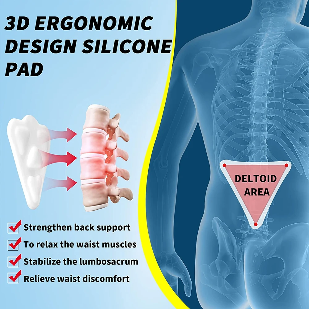 SPOSAFE Lumbar Support Belt Double Pull Back Back Pain Relief Waist Trainer Brace Orthopedic Corset MenWomen Spine Decompression