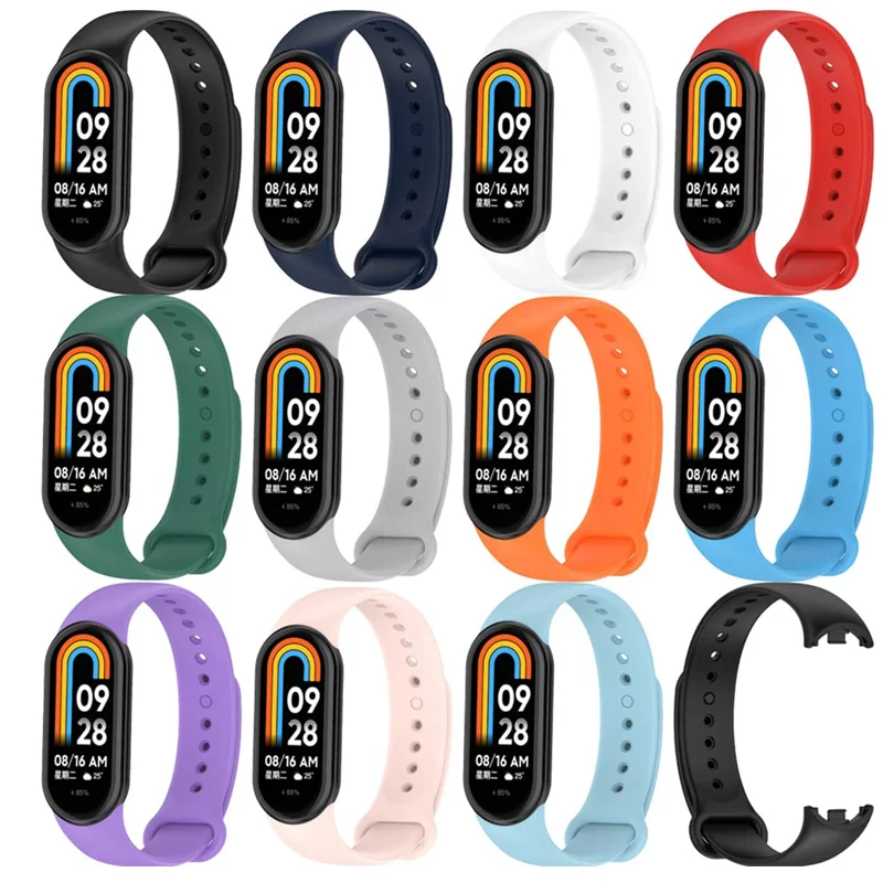 Waterproof Silicone Sport Watchbands - Universal Replacement Strap for Smart Fitness Trackers