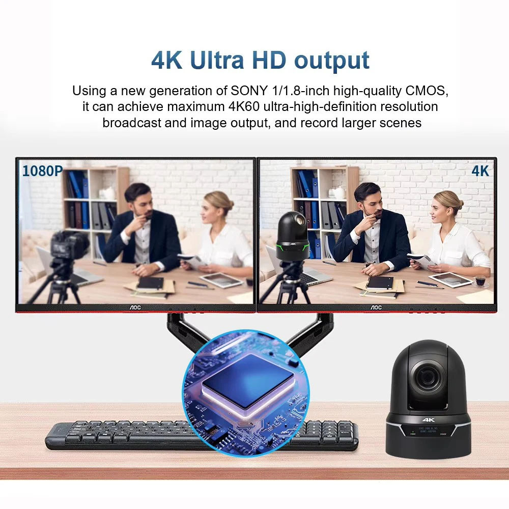 Runpu RP-VX630A 4K 60FPS 25X optický zoom PTZ kamera - Image 3