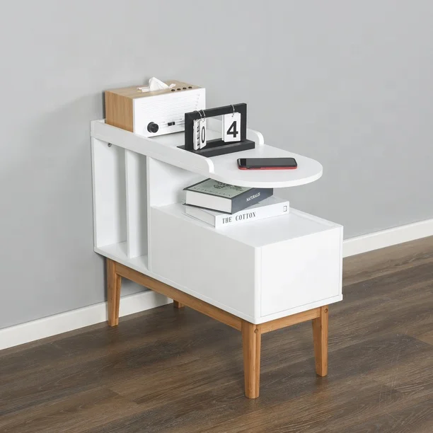 Luxury Quality Cheap Price Modern Wooden Side Table Nordic Living Room Storage Corner Cabinet Organizer Side Tables for Bedroom