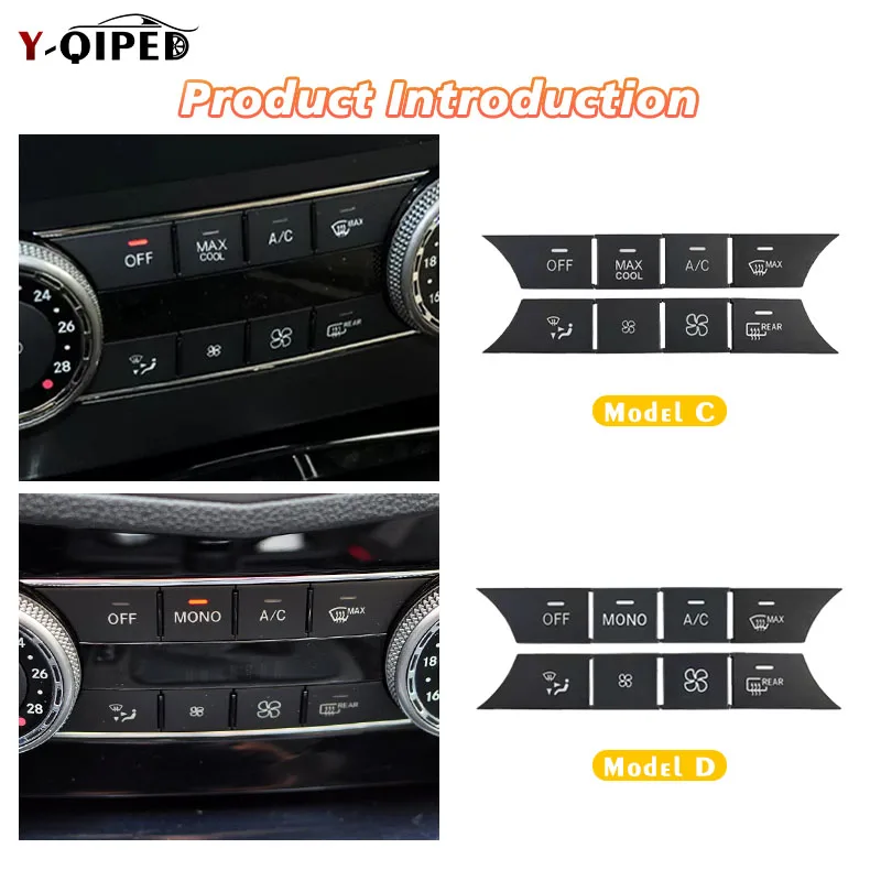 에어컨 창 라디오 수리 단추, 메르세데스 벤츠 C 클래스 GLK CLS ML GLE GLS 캡 교체 액세서리 도구 W204