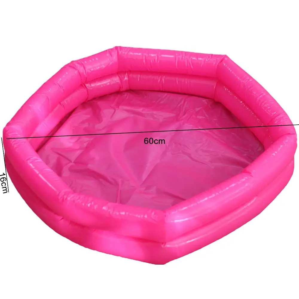 Portable Summer Inflatable Swimming Pool 60cm Round Baby Swimming Pool Outdoor PVC Play Water Bathtub for