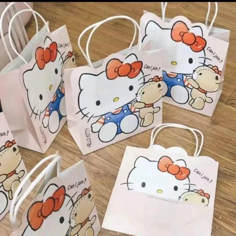 Candy Packaging Box Hello Kitty | Hello Kitty Candy Bags Party - Bag Cute  Party Box - Aliexpress