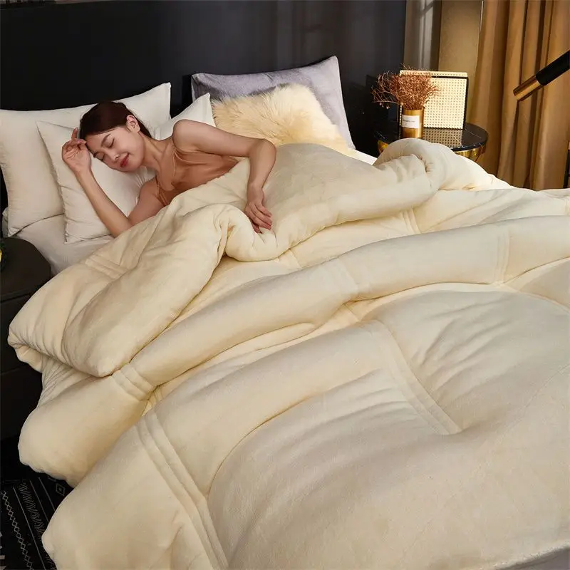 Nordic Warm Winter Comforter Soft Comforter Duvets Winter Warmth Double