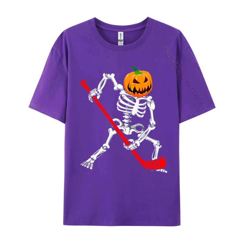 Rife Men T Shirt Hip hop Printed On Tees Cotton Fabric Short Sleeve Fitness Tight T-Shirt Crewneck Top Quality Hockey Player Skeleton Halloween Pumkin Costume For purple